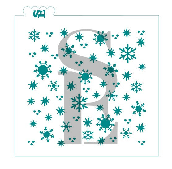 Snowflake Background Stencil