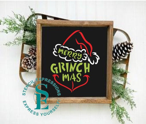 NEW! Merry GrinchMas Sentiment for Cookies, ,Cakes, Culinary