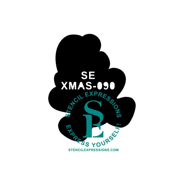 Adorable Celebrating Elf PYO Stencil SVG Digital Design Download includes Shaped template *