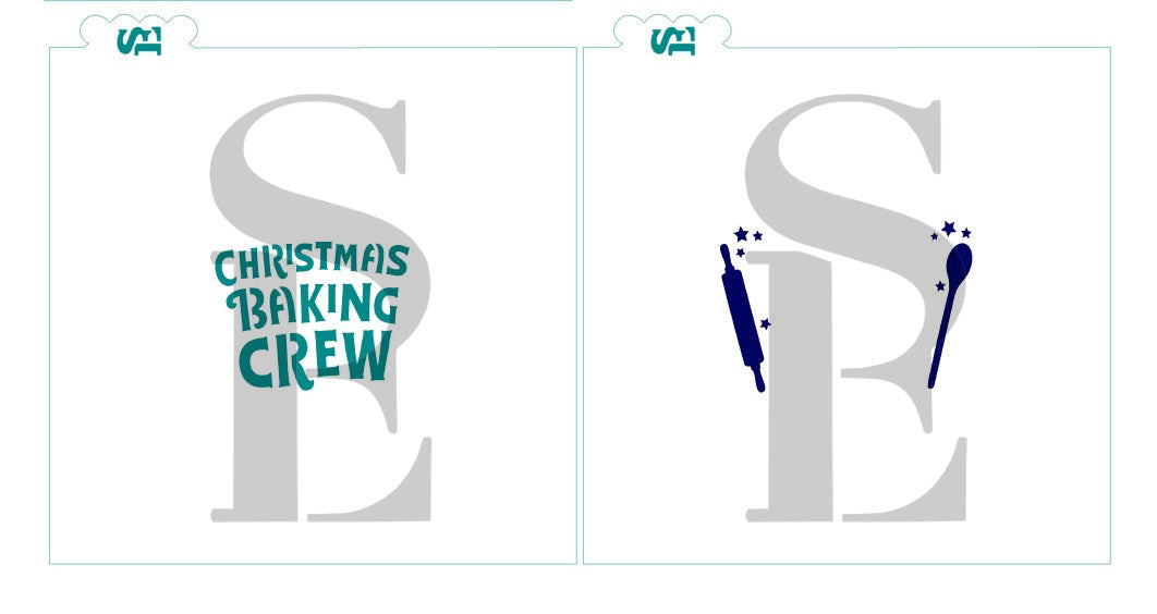 Christmas Baking Crew Digital Design