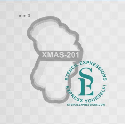 Ragdoll Snowman PYO Digital STL File 3D Printing Cookie Cutter *