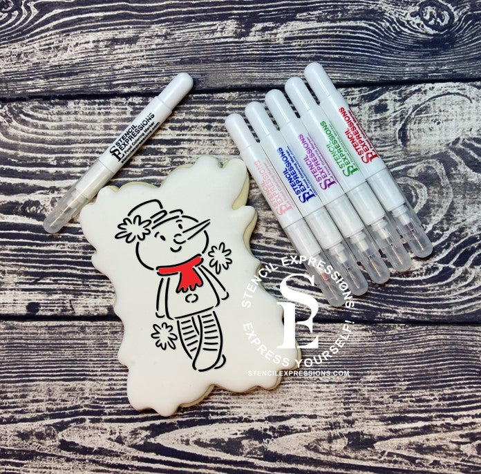 Ragdoll Snowman PYO Stencil SVG Digital Design Download Includes Shaped Template *