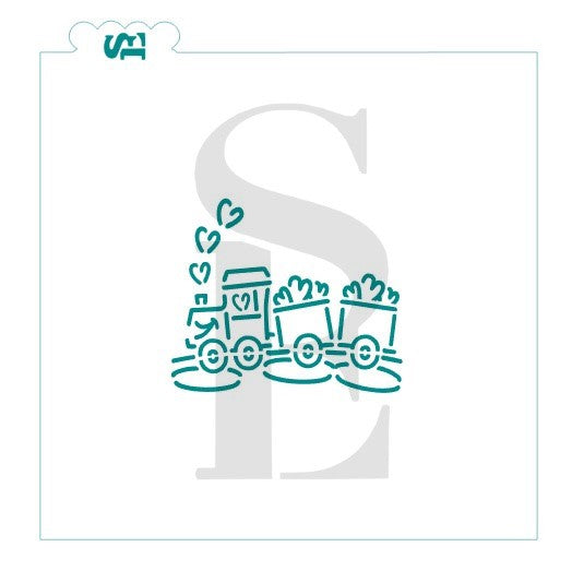 Love Train PYO & You're On Track To Be My Valentine Bundle Digital Design Cookie Stencil