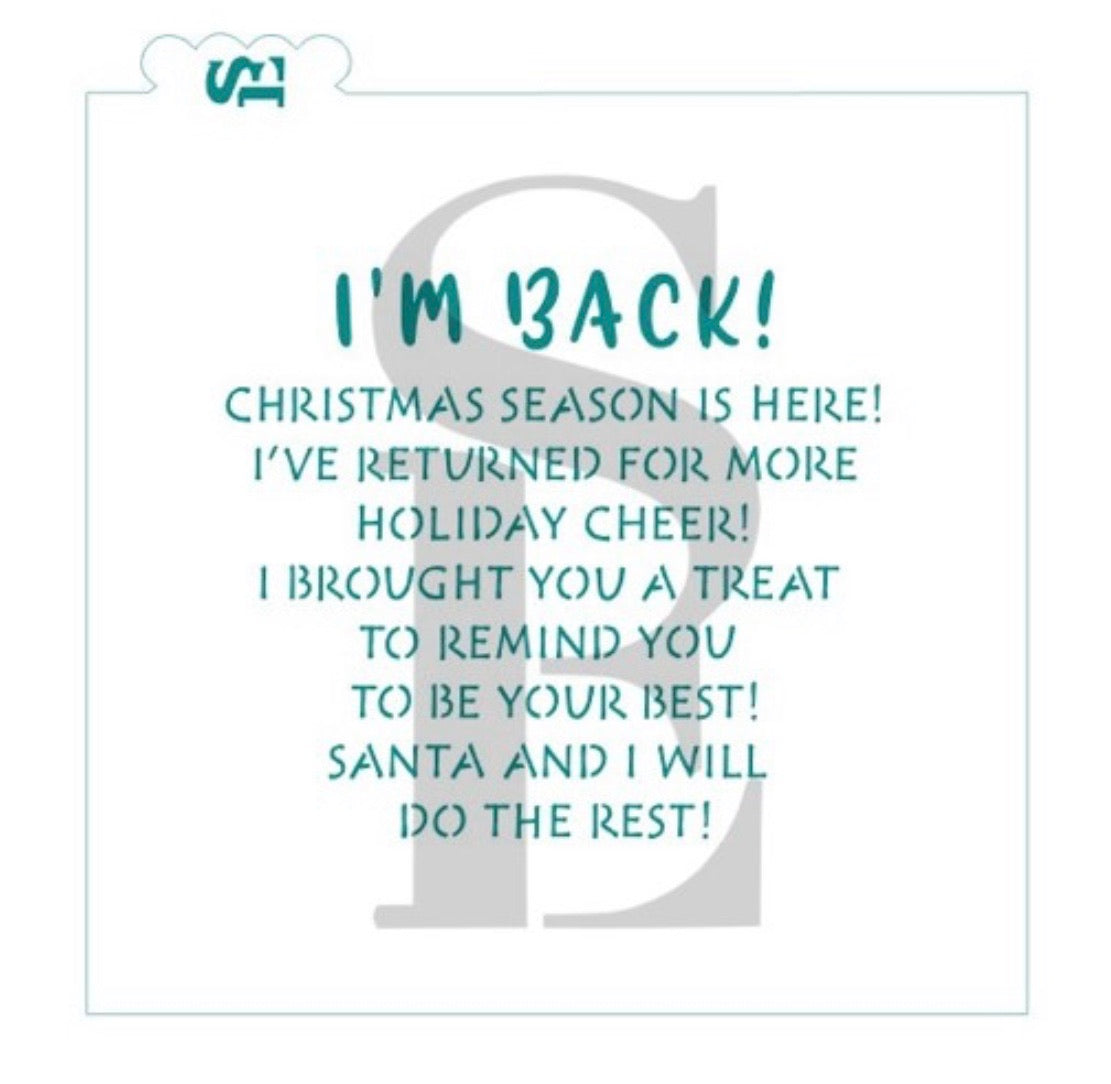 I’m Back Elf Quote 2 Digital Design