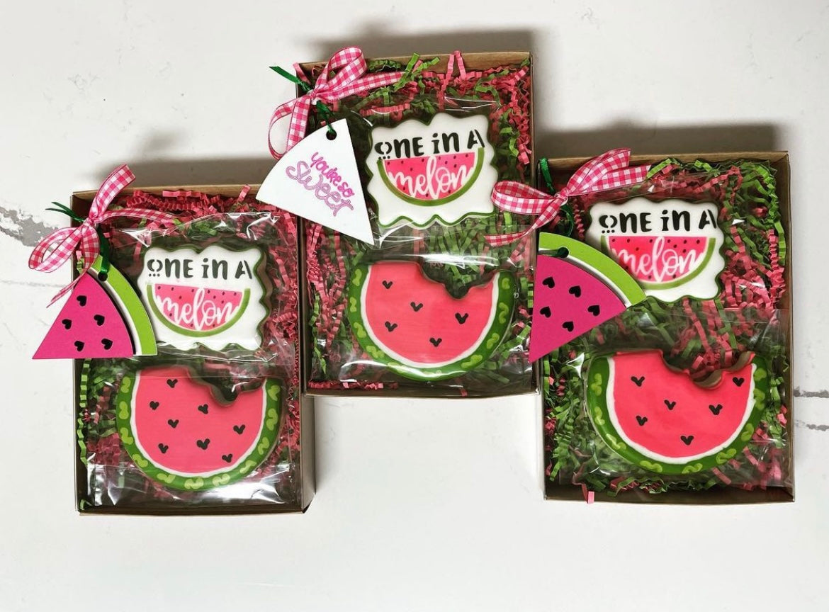 One In A Melon Stencil Set f