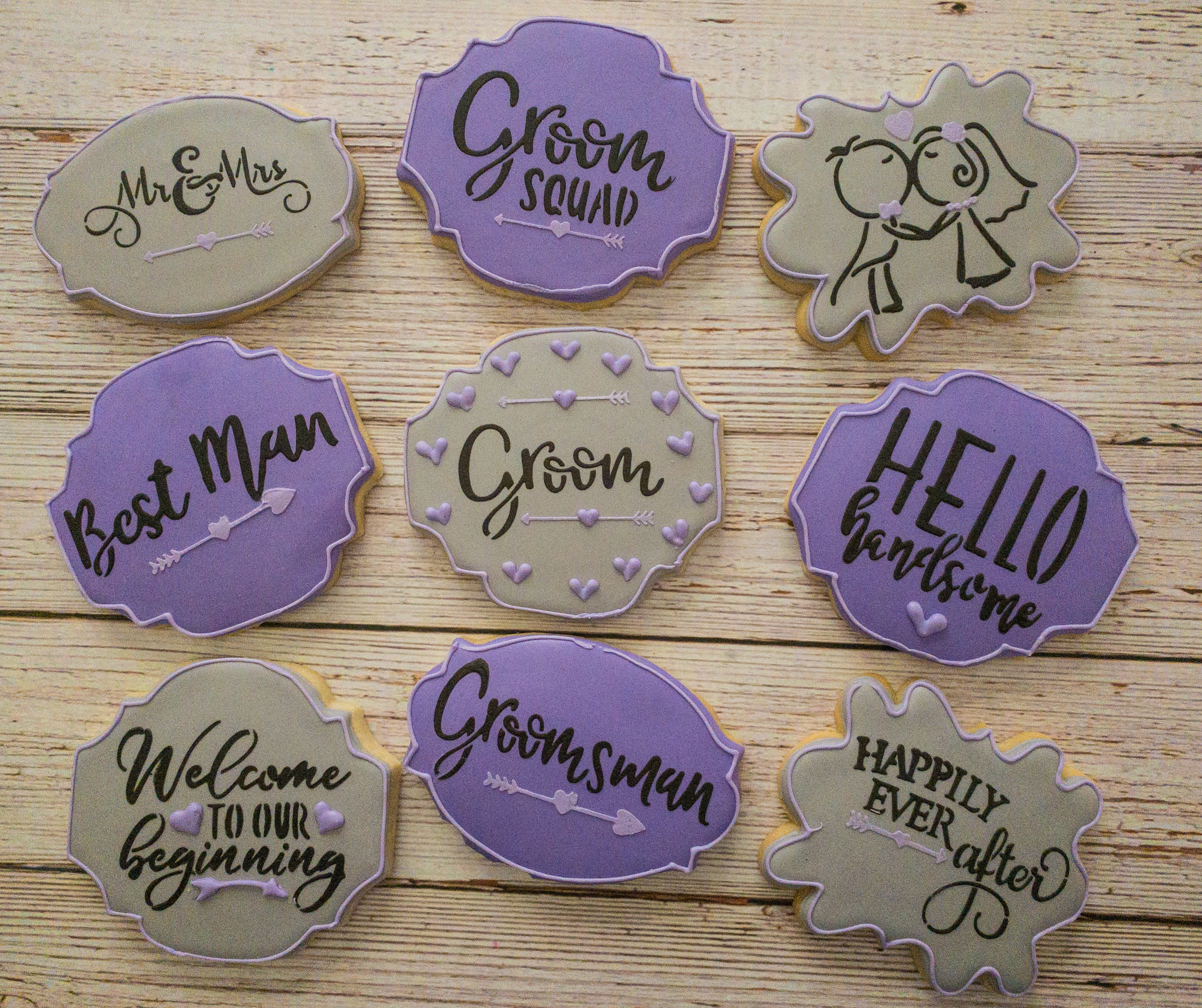 Wedding Party Names #2 - Groom Squad, Groom, Best Man, Groomsman Sentiments Digital Designs