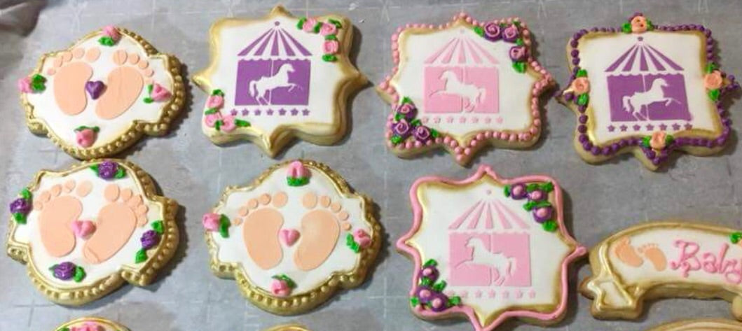 Baby Feet with Heart Digital Design