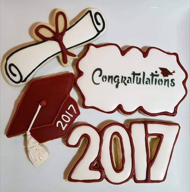 Kim's Congratulations Plaque Cookie