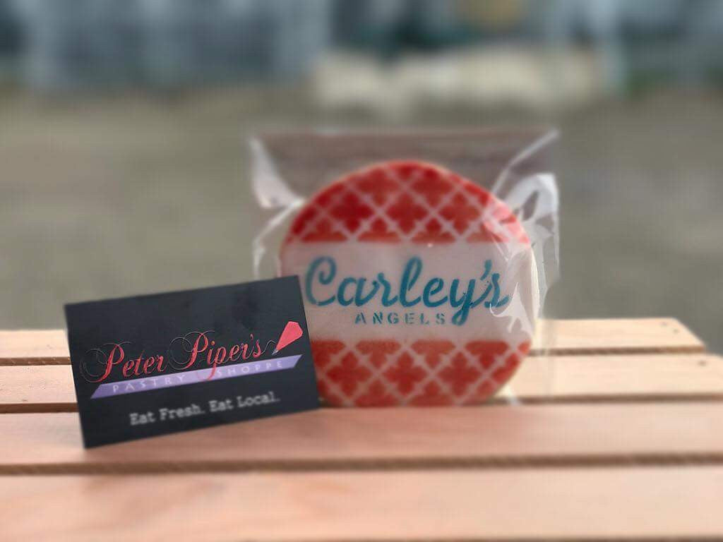 Peter Piper's Four Petal Background & Custom Logo Fundraiser Cookies