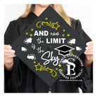 And Now The Limit Is The Sky Mortarboard Vinyl or Silkscreen Digital Design