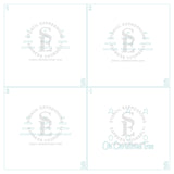 Oh Christmas Tree Sentiment with Trees Layered Stencil Set Digital Design*