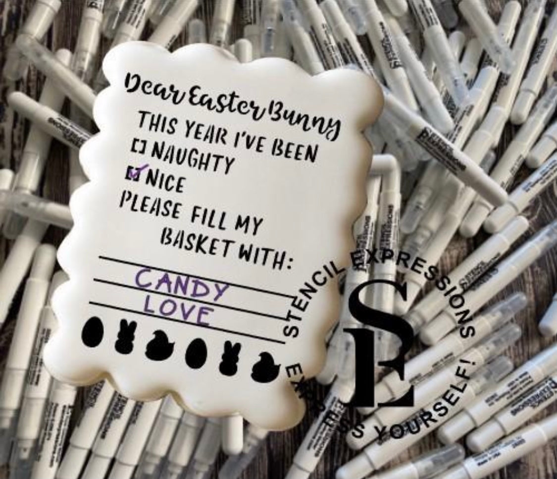 Dear Easter Bunny Letter Interactive PYO Digital Design