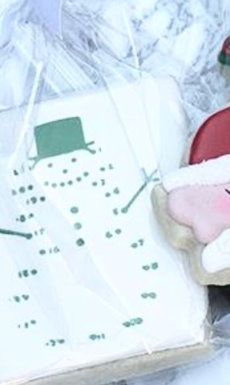 Snowman Connect The Dot PYO Digital Design Dancing Baker