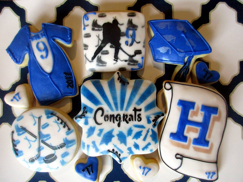 Hockey Sticks Stencil for Cookies, Cakes & Culinary