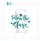 follow the stars cookie stencil