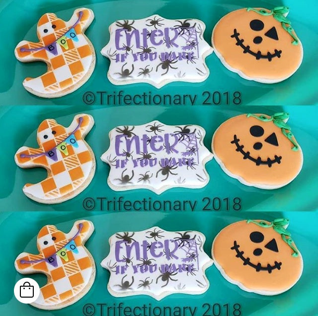 Faces #2 - Scarecrow Stencil for Cookies, Cakes & Culinary Trifectionary