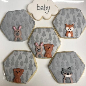 Boho Primitive Tree Background Stencil for Cookies, Cakes & Culinary