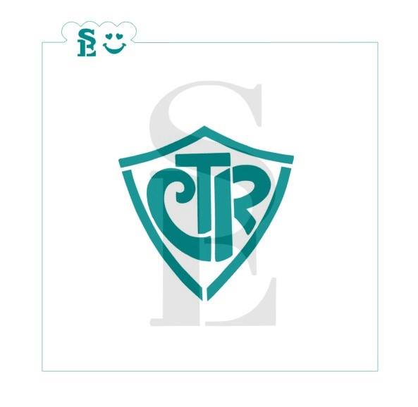 CTR Choose the Right Shield Stencil for Cookies, Cakes & Culinary
