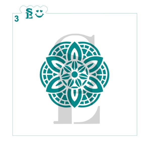 Mandalas #1-6 Stencil Bundle for Cookies, Cakes & Culinary