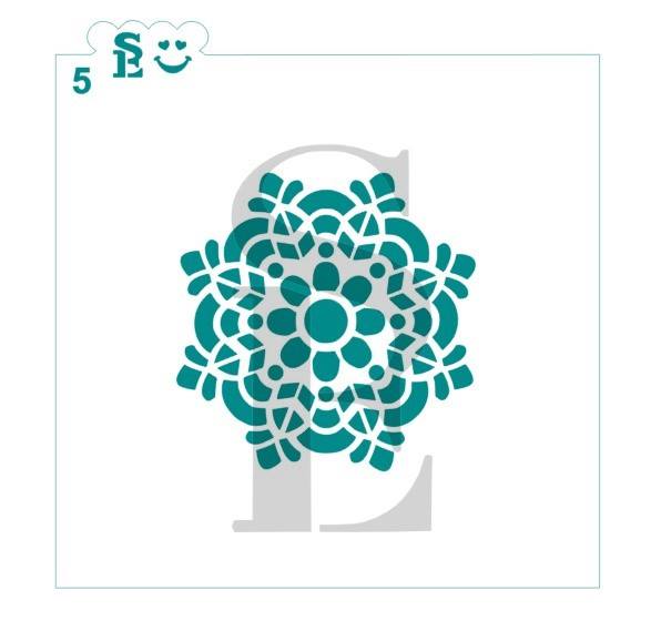 Mandalas #1-6 Stencil Bundle for Cookies, Cakes & Culinary
