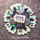 Boho Trees and Gifts Platter 6 Pc Digital Design Sweet An's  Cookies