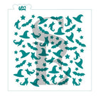 Halloween Background Stencil for Cookies, Cakes & Culinary