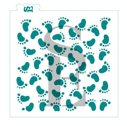 Beach / Baby Feet Background Digital Design