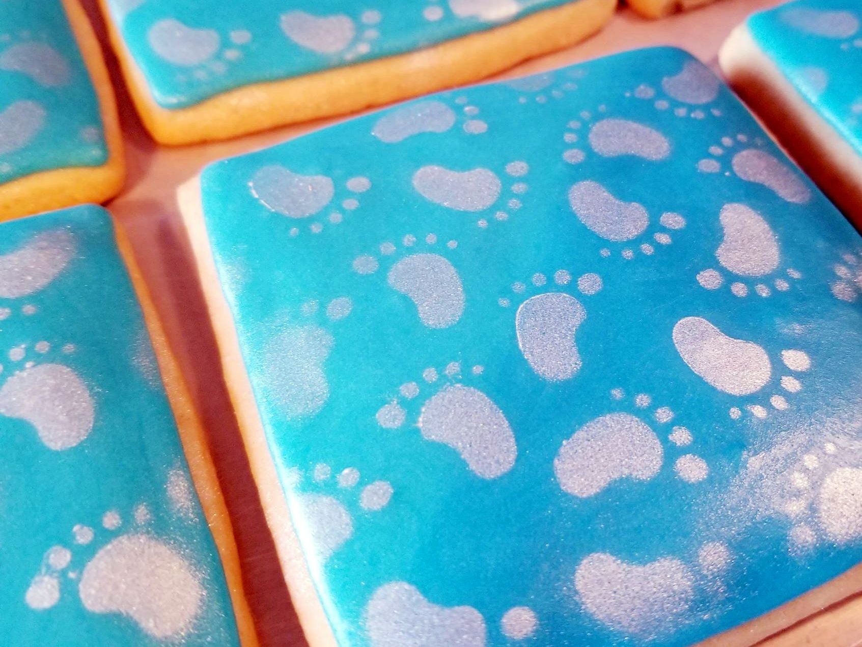 Beach / Baby Feet Background Digital Design