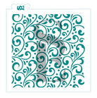 Swirly Dots Background Digital Design