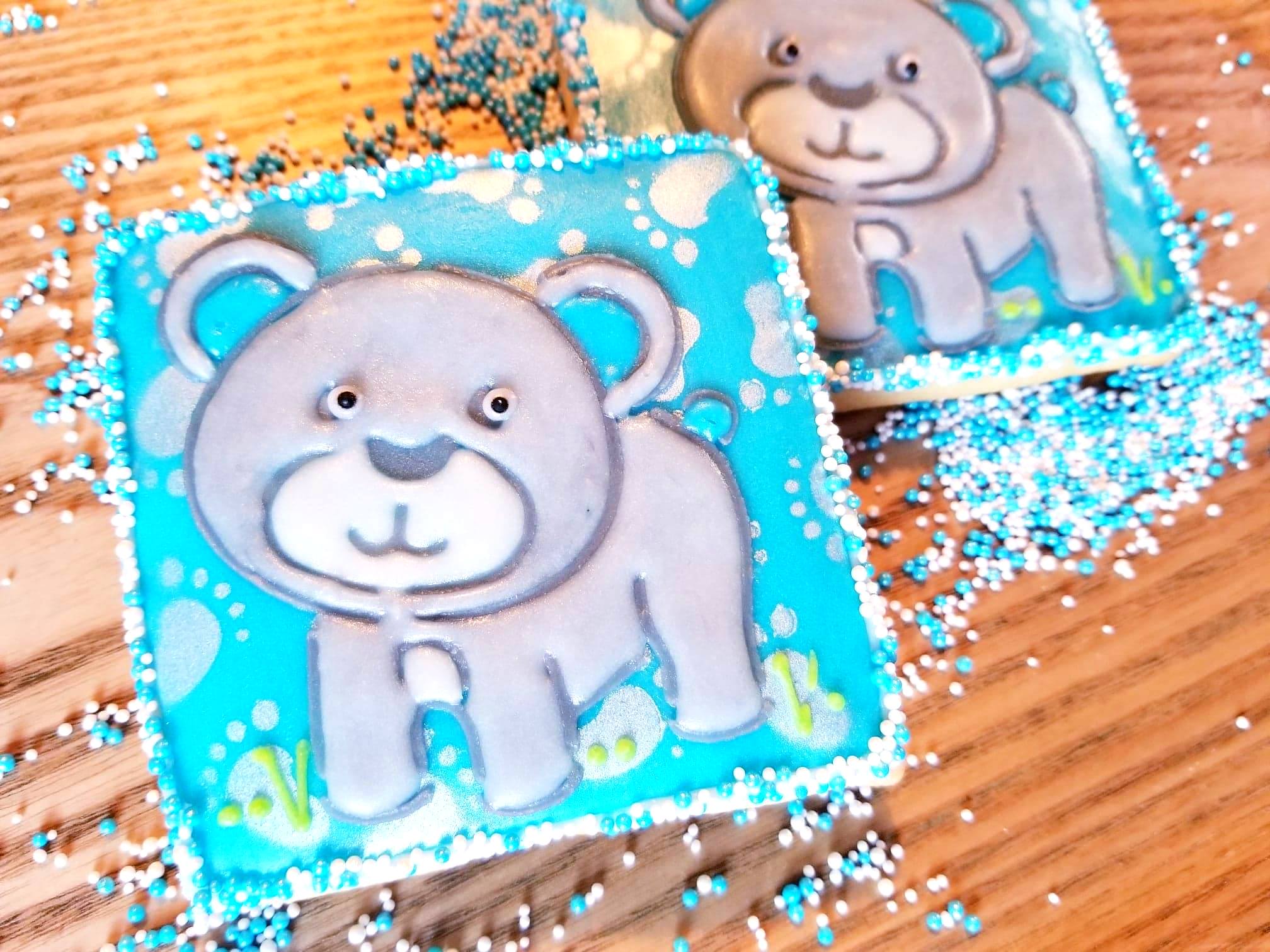 Beach / Baby Feet Background Digital Design