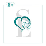 Heart Sports Balls Stencil Bundle for Cookies, Cakes & Culinary