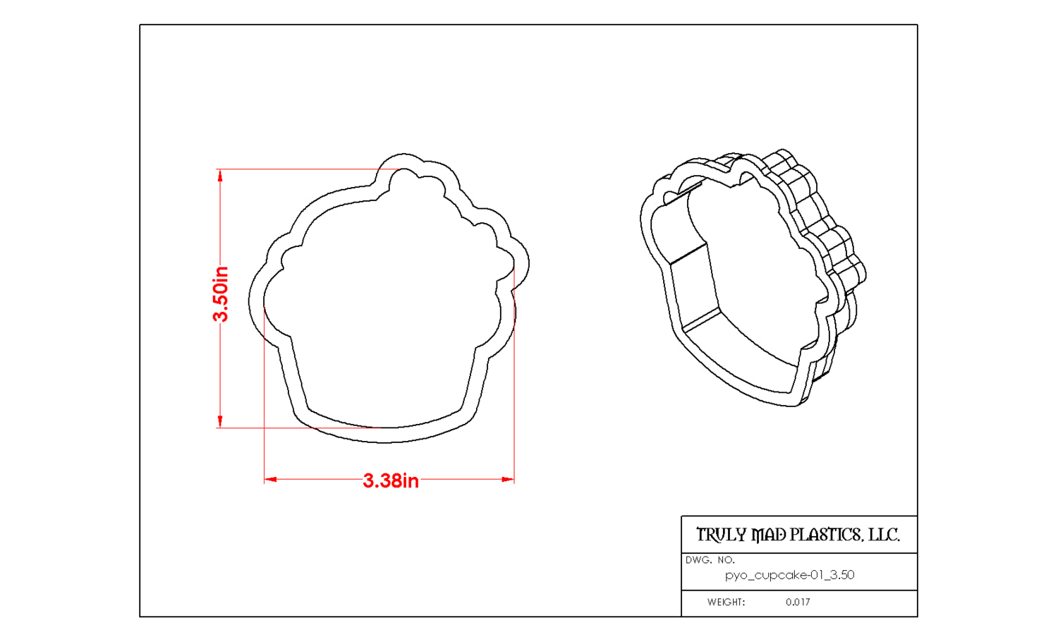 Stars Cupcake PYO Digital Download TMP cutter
