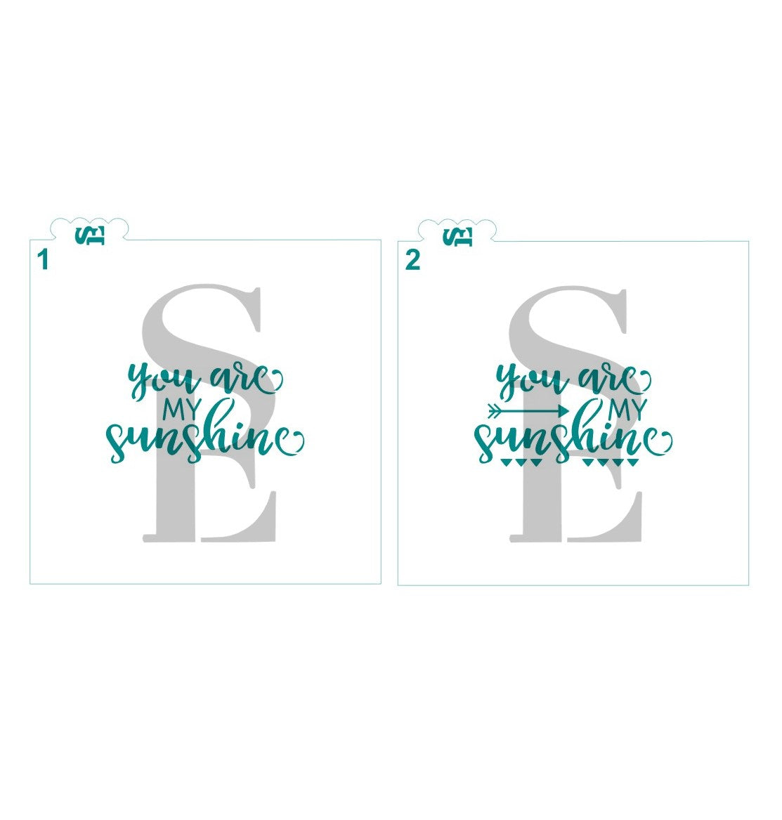 You Are My Sunshine Sentiment #1 and #2 Bundle Digital Design