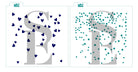 Confetti w/ Hearts and Stars Backgrounds Bundle, Single and Layered Digital Design Cookie Stencil