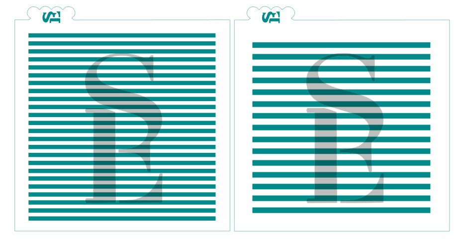 Gingham Stripe Background Digital Design Cookie Stencil