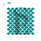 Moroccan Quatrefoil Background #1 and #2 Bundle Digital Design Cookie Stencil