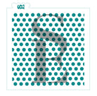 Polka Dots Background Digital Design Cookie Stencil