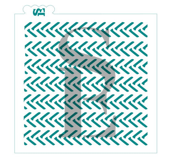 Tractor Tire Tread Background Stencil for Cookies, Cakes & Culinary