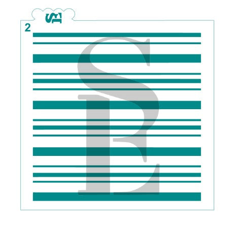 Stripe #1-3 Candy Cane Backgrounds Stencil Bundle for Cookies, Cakes & Culinary Digital