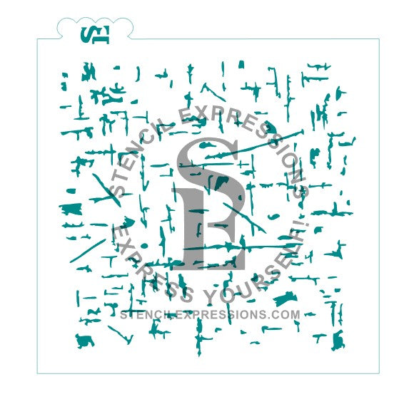 Grunge / Distressed Background Stencil SVG Digital Design Download *