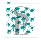 Splatter Background Stencil for Cookies, Cakes & Culinary