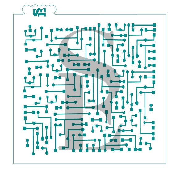 Binary Code and Circuit Board Background Bundle Digital Design