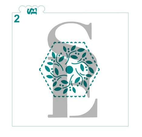 Talavera Tile / Papel Picado 5 Stencil Bundle