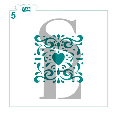 Talavera Tile / Papel Picado 5 Stencil Bundle