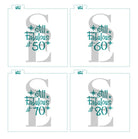 Still Fabulous at 50, 60, 70, 80 Digital Design Cookie Stencil