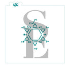 Star of David Hanukkah Connect The Dot PYO Digital Design