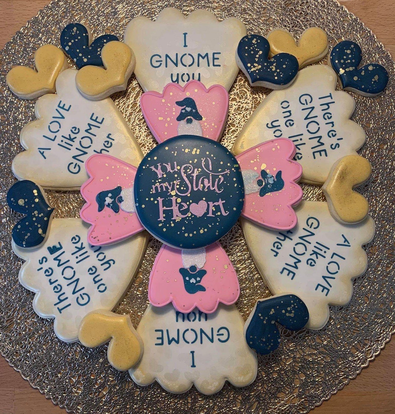 Valentine's Day: Cupid’s Arrow 5 pc Digital Design Cookie Platter Stencils Wish Upon A Cookie TX