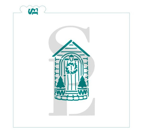Decorated Door Stencil for Cookies, Cakes & Culinary