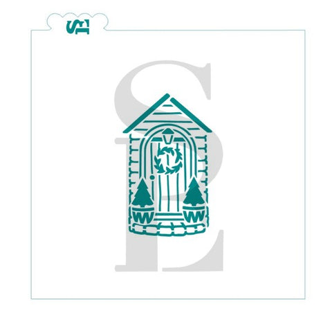 Decorated Door Stencil for Cookies, Cakes & Culinary