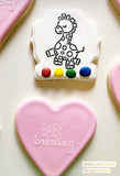 Giraffe Baby PYO Stencil for Cookies, Cakes & Culinary